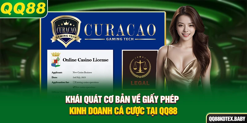 Khái quát cơ bản về giấy phép kinh doanh cá cược tại QQ88